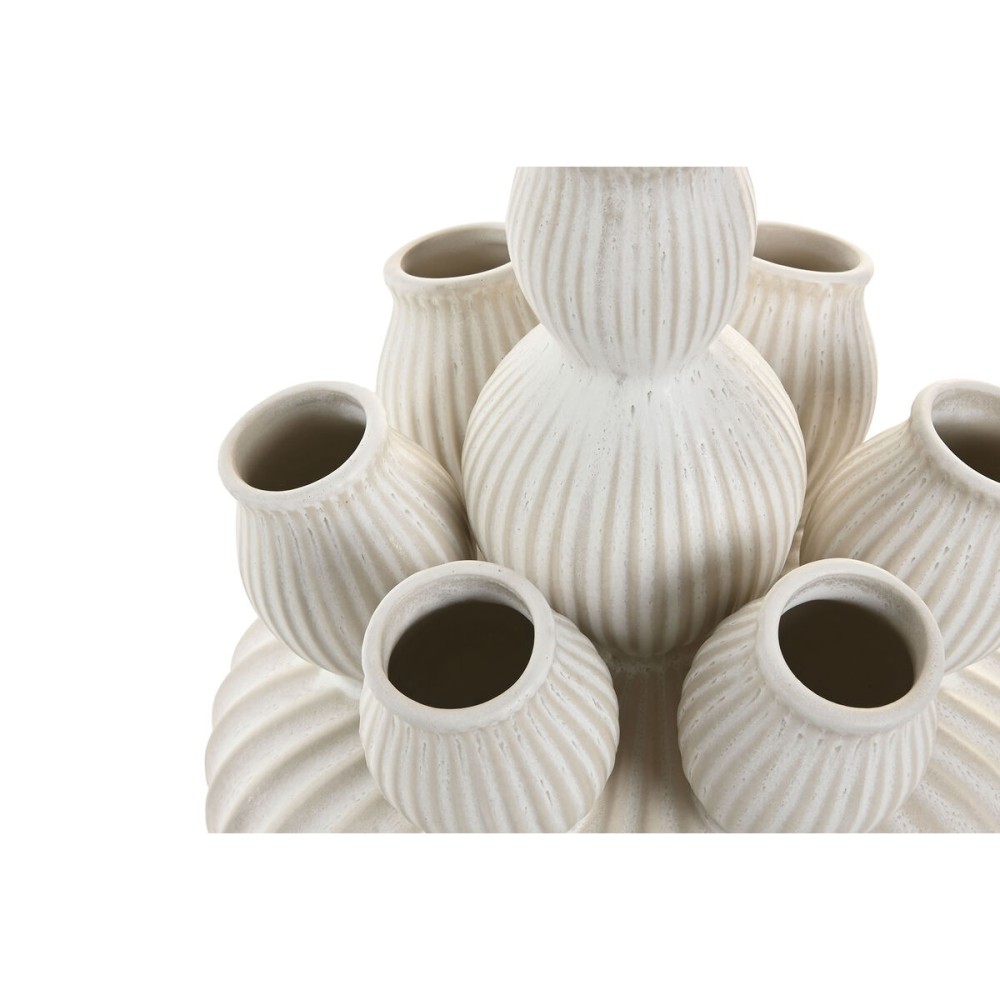 Vase Home ESPRIT Crème Céramique méditerranéen 28 x 28 x 35 cm