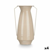 Vase Gift Decor Marron Fer Conique 25,5 x 41,5 x 18,5 cm (4 Unités)