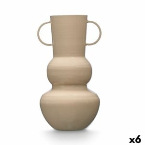 Vase Gift Decor Braun Eisen Bold 17,5 x 30 x 16 cm (6 Stück)