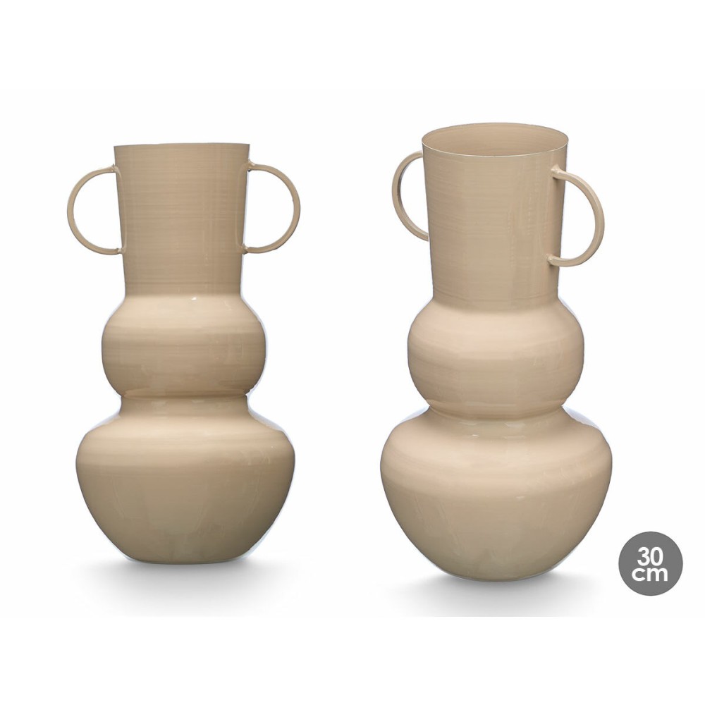Vase Gift Decor Marron Fer Ballon 17,5 x 30 x 16 cm (6 Unités)