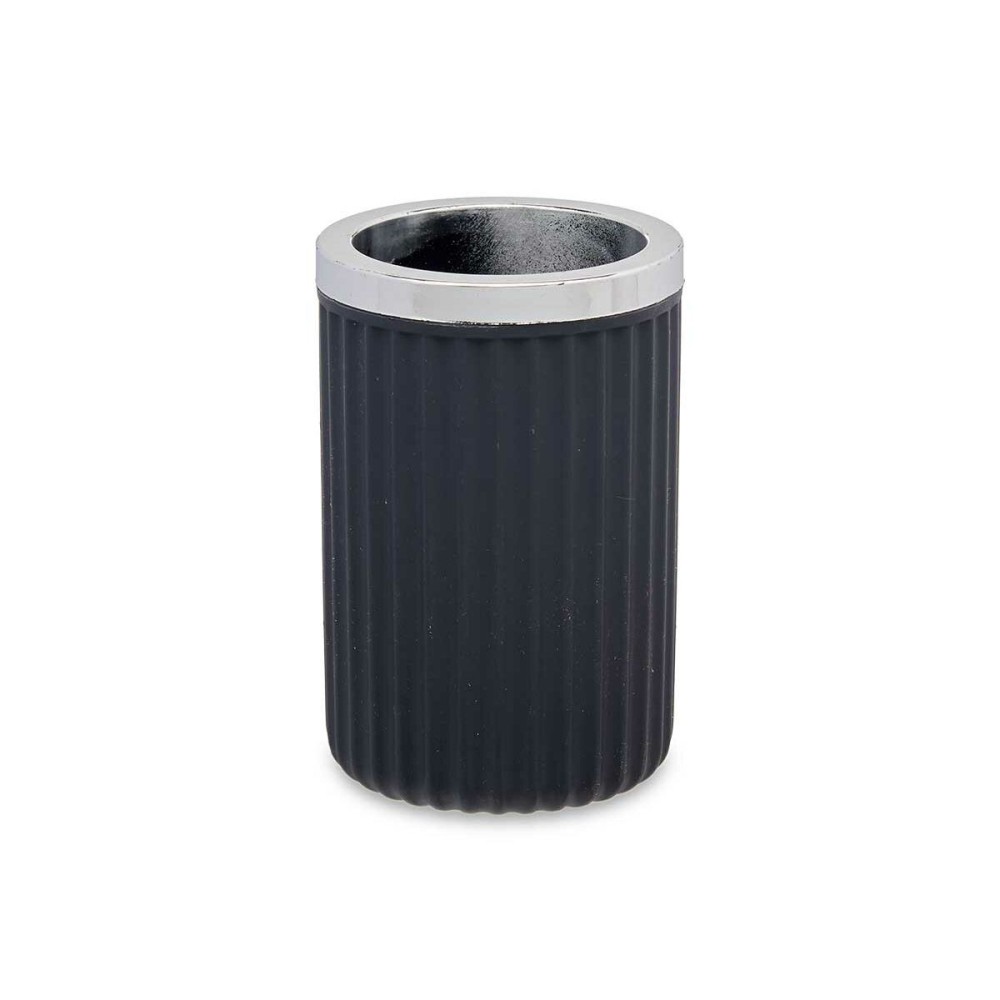 Trinkglas Berilo Anthrazit Kunststoff 7,5 x 11,5 x 7,5 cm (16 Stück)