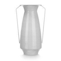 Vase Gift Decor Grau Eisen konisch 25,5 x 41,5 x 18,5 cm (4 Stück)