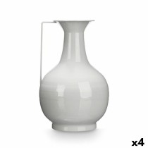 Vase Gift Decor Grau Eisen Bold 24 x 38 x 14,8 cm (4 Stück)