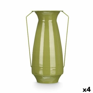 Vase Gift Decor grün Eisen konisch 25,5 x 41,5 x 18,5 cm (4 Stück)