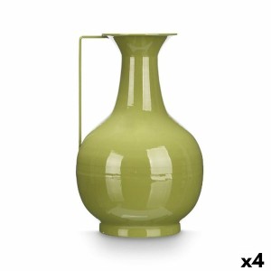 Vase Gift Decor grün Eisen Bold 24 x 38 x 14,8 cm (4 Stück)