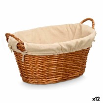 Multi-purpose basket Kipit Natural Polyester Cotton wicker (12 Units)
