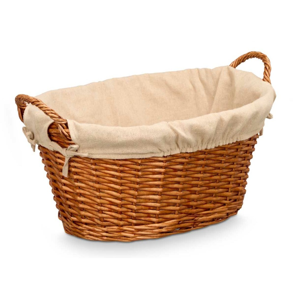 Multi-purpose basket Kipit Natural Polyester Cotton wicker (12 Units)