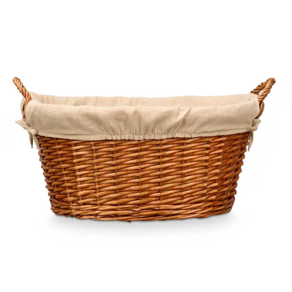 Multi-purpose basket Kipit Natural Polyester Cotton wicker (12 Units)