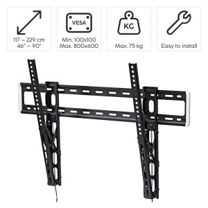 Support de TV Hama 00220818 100" 75 Kg