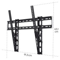 Support de TV Hama 00220818 100" 75 Kg