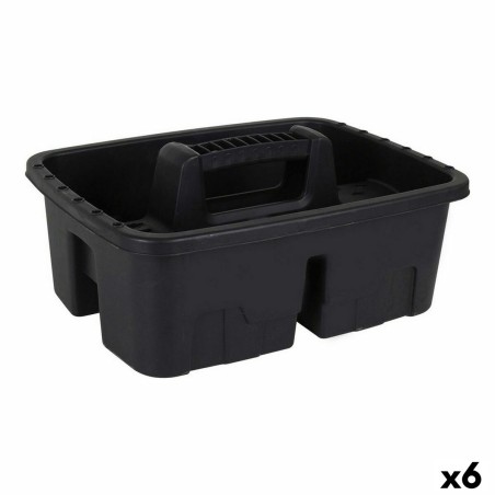 Werkzeug-Organizer Dem Brico Schale Schwarz 38,5 x 29,5, x 17 cm (6 Stück)