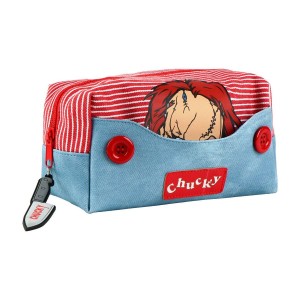 Reise-Toilettentasche Chucky Rot 50 % PVC 50 % Baumwolle Moderne 20 x 11 x 9 cm