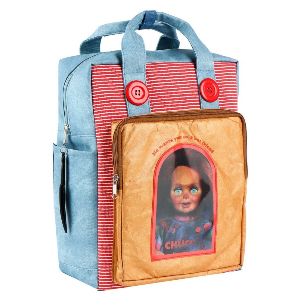 Lässiger Rucksack Chucky Rot Moderne 27 x 43 x 11 cm