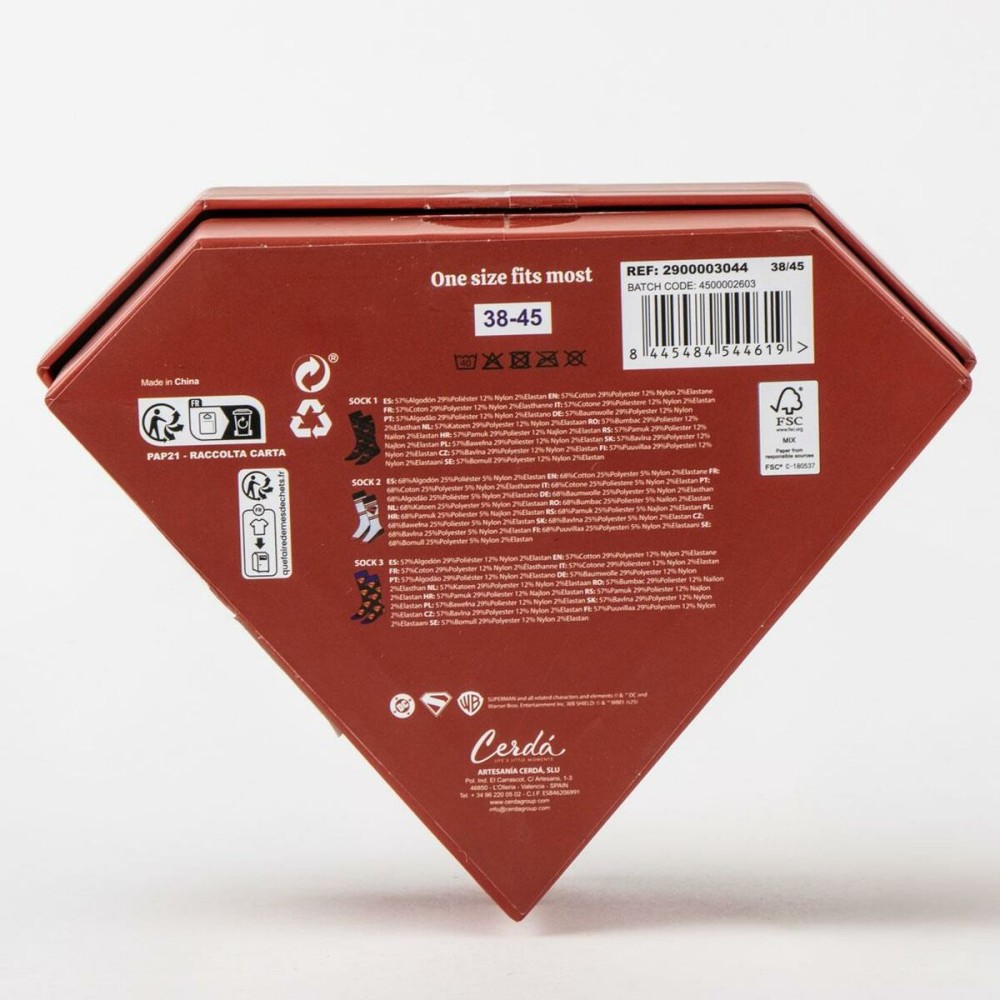 Socken Superman 38-45 3 Paar