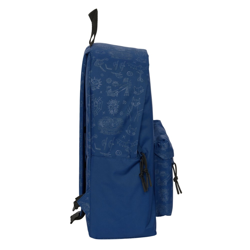 School Bag How to Train Your Dragon Dark blue 33 x 42 x 15 cm
