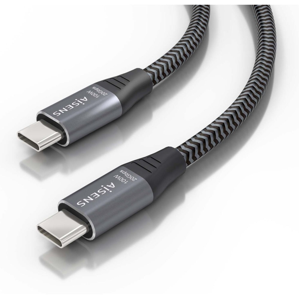 Câble USB-C vers USB-C Aisens A107-0875 3 m Gris