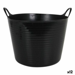 Mehrzweck-Kunststofftragetasche Dem Flexy Schwarz (26 l) (Ø 39 cm)