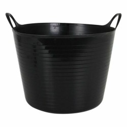 Multi-purpose Plastic Basket Dem Flexy Black (26 l) (Ø 39 cm)