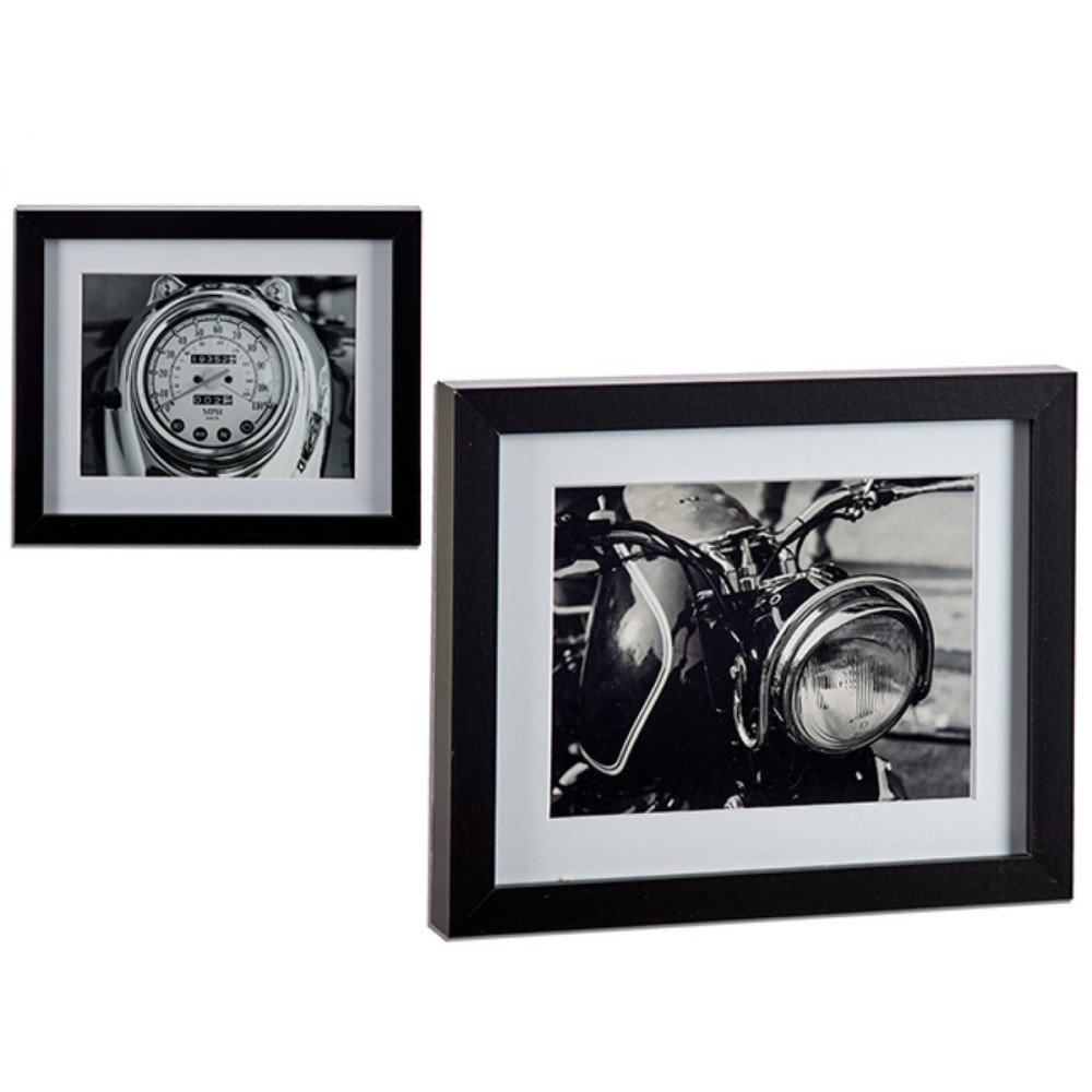 Cadre Gift Decor Noir Contre-plaqué 28 x 23 x 3 cm Avec cadre