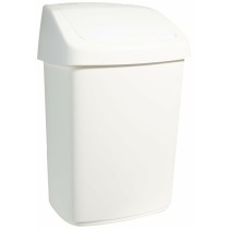 Rubbish Bin Rubbermaid R000877 White Black Plastic 25 L