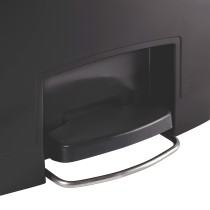 Rubbish Bin Rubbermaid R000877 White Black Plastic 25 L