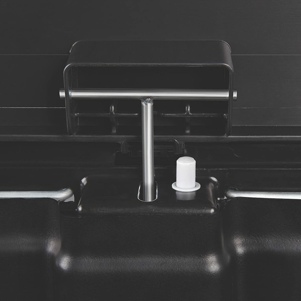 Rubbish Bin Rubbermaid R000877 White Black Plastic 25 L