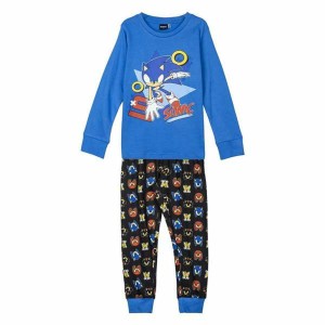 Schlafanzug Für Kinder Sonic Blau
