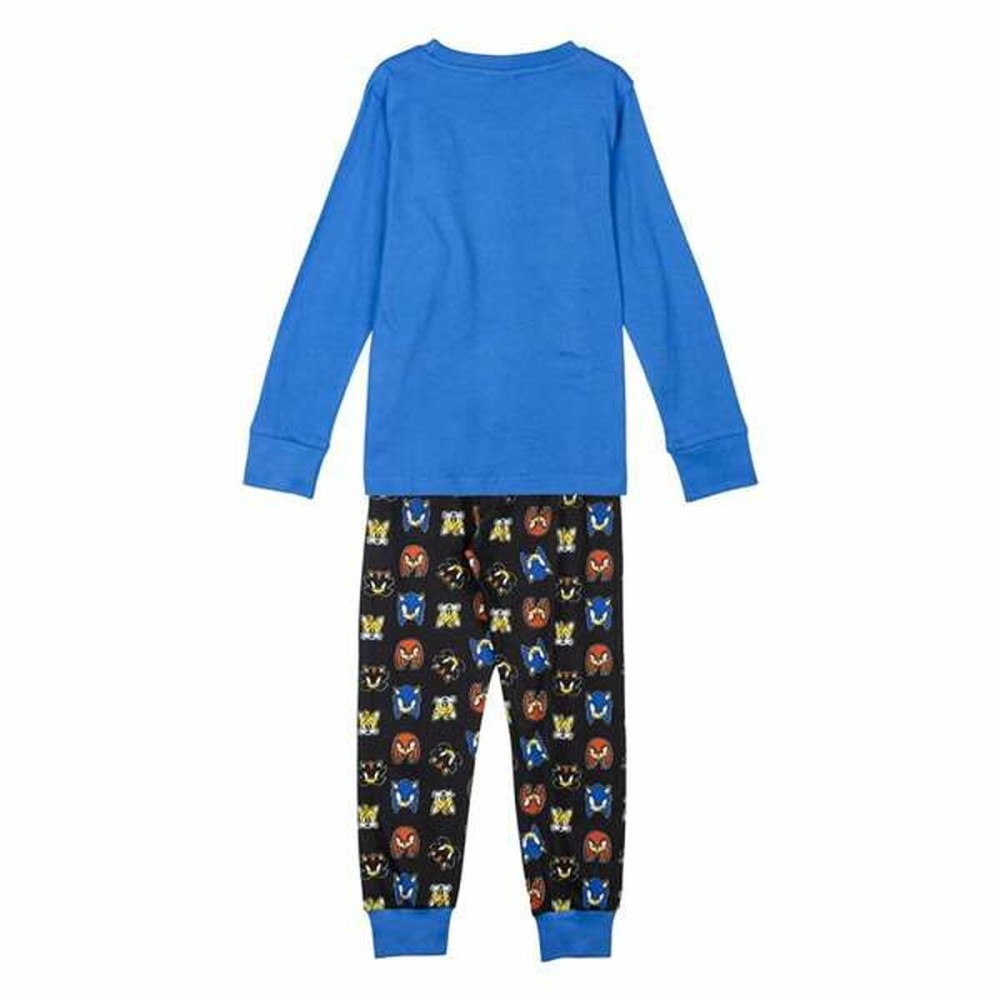 Schlafanzug Für Kinder Sonic Blau