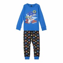 Schlafanzug Für Kinder Sonic Blau