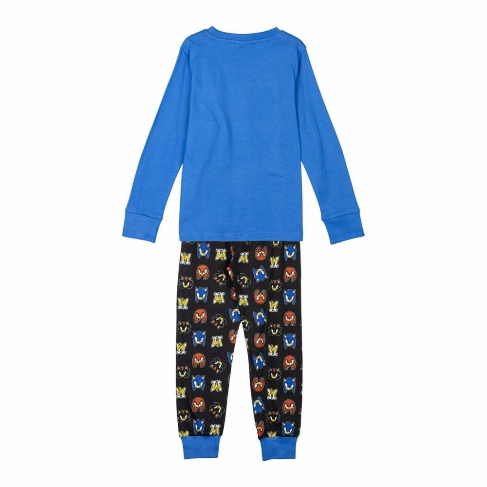 Schlafanzug Für Kinder Sonic Blau