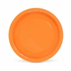 Plate set Algon Disposable Cardboard Orange (36 Units)