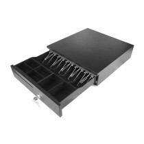 Cash Register Drawer iggual IRON-35 Black Multicolour (42 CM)