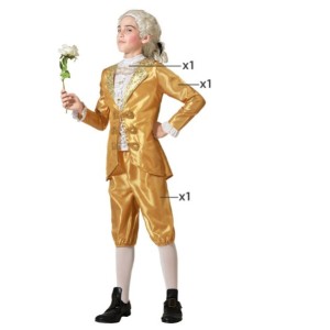 Costume for Children Golden Male Courtesan Children's