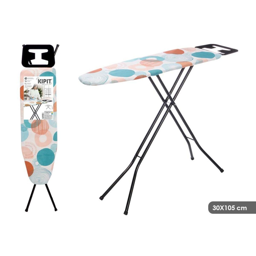 Ironing board Kipit Multicolour Metal Cloth Abstract (4 Units)