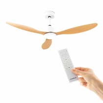 Deckenventilator mit LED-Licht und 3 ABS-Flügeln Wuled InnovaGoods Holz 36 W 52" Ø132 cm