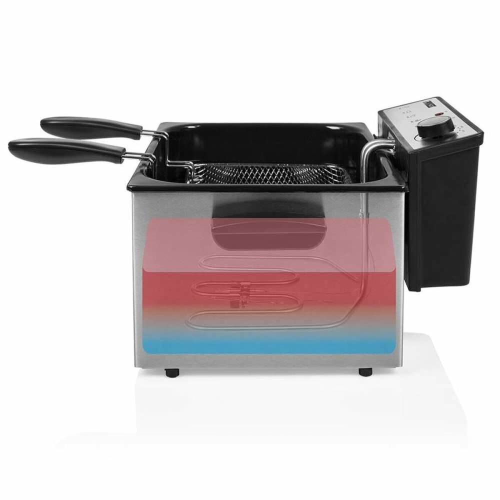 Fritteuse Princess 01.185000.01.001FREIDORA Grau Silberfarben 5 L