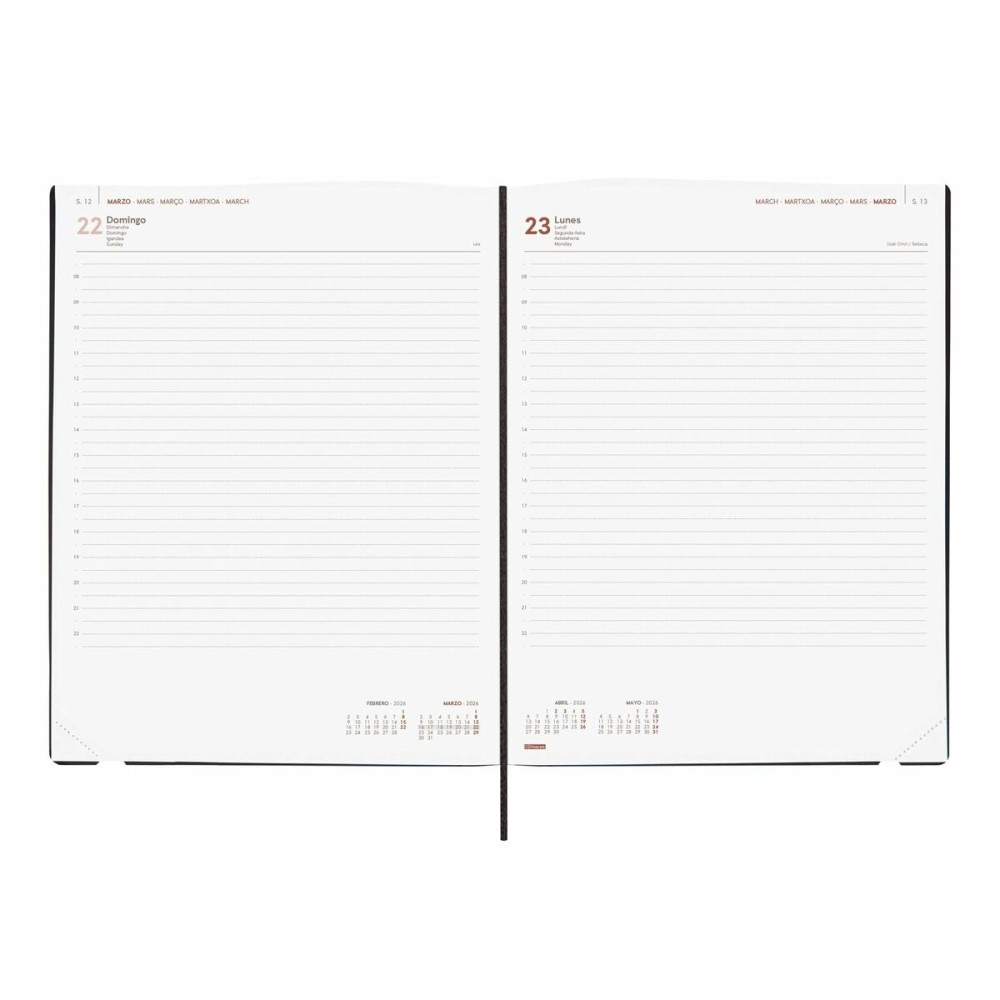Agenda Finocam Bleu 21 x 27 cm
