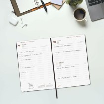 Agenda Finocam Noir A5 14 x 20,4 cm