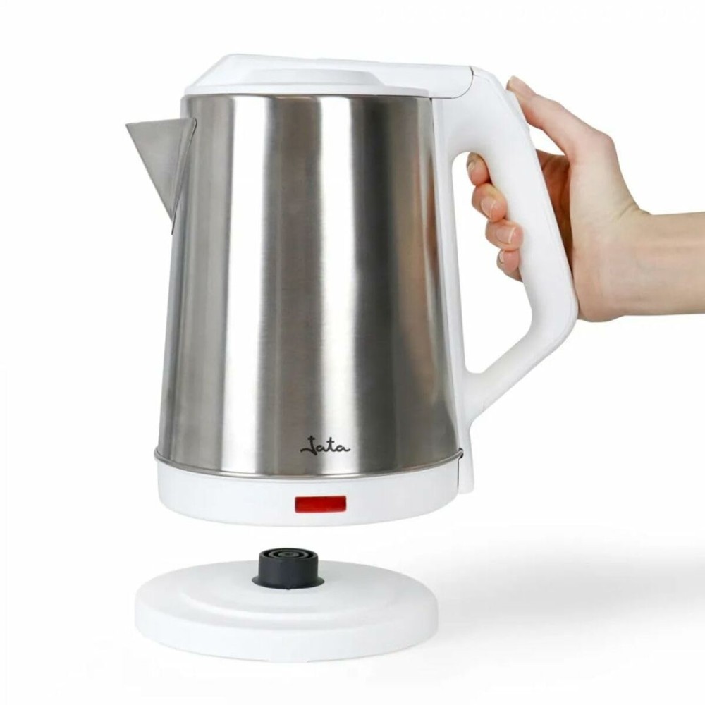 Wasserkocher JATA JEHA1723 Weiß Stahl Edelstahl 1500 W