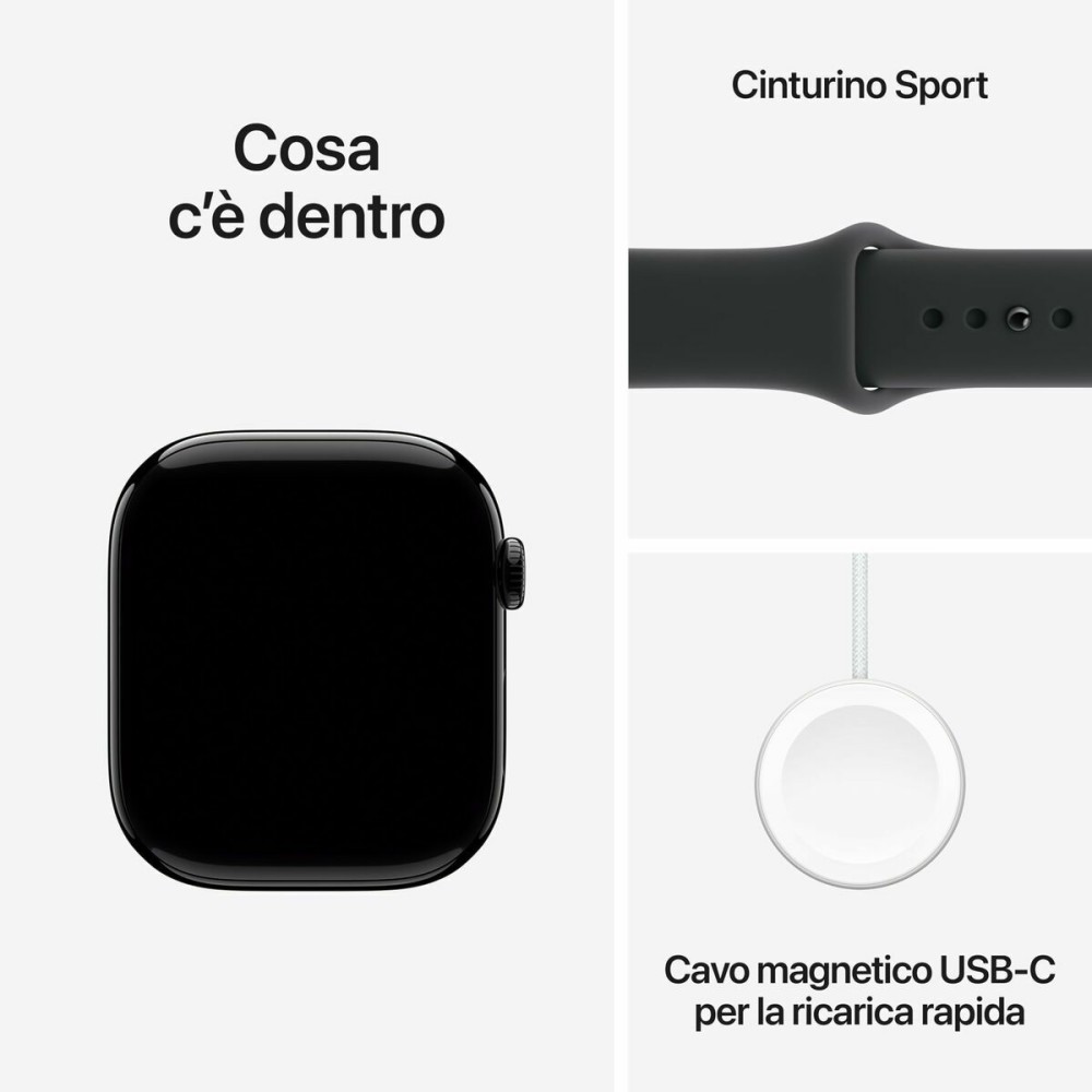 Smartwatch Apple MEUW4QL/A Schwarz 46 mm