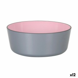 Bol Inde Mélamine Rose/Gris (12 Unités)