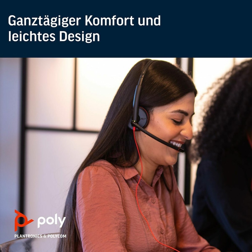Headphones with Microphone Poly 209748-201 Black