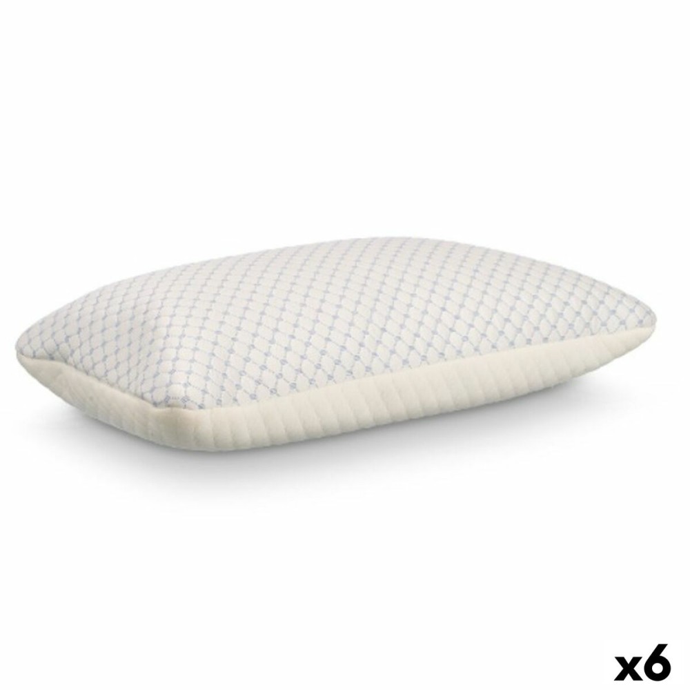 Kissen aus Viscoschaum Gift Decor Weiß 70 x 15 x 40 cm Erfrischend (6 Stück)