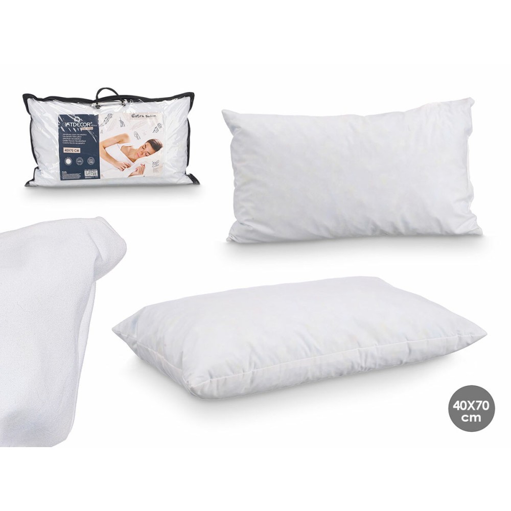 Kissen aus Viscoschaum Gift Decor Weiß 70 x 40 cm (6 Stück)