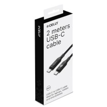 USB-C-Kabel Celly USBCUSBC100WLED