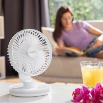 Tischventilator mit Akku und LED FanLed InnovaGoods Ø6,6'' 4000 mAh