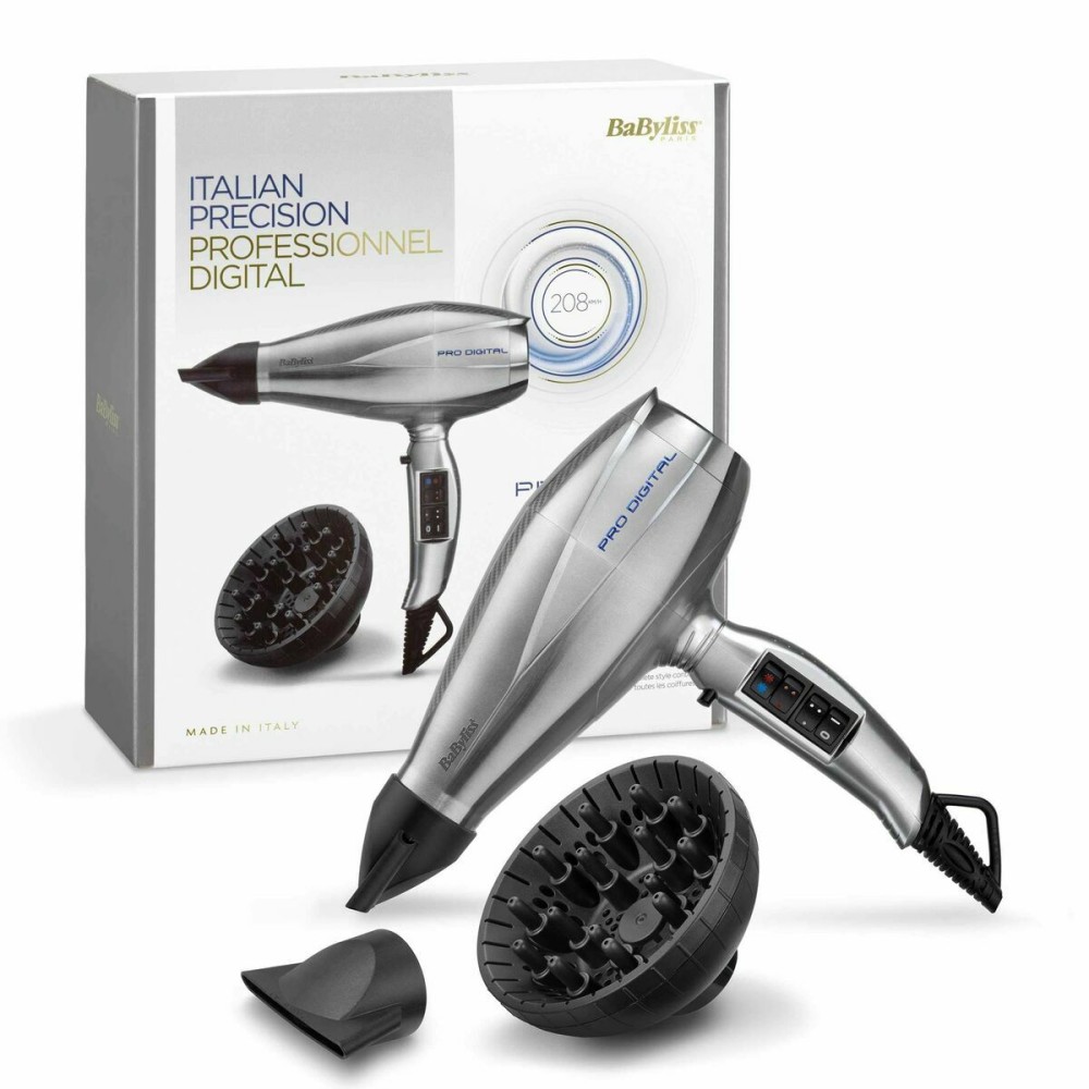 Sèche-cheveux Babyliss PRODIGITAL 2200 W Argenté