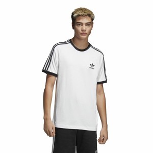 T-shirt à manches courtes homme Adidas 3 Stripes Blanc