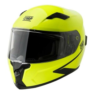 Vollvisierhelm OMP CIRCUIT EVO2 Gelb Fluoreszierend XL