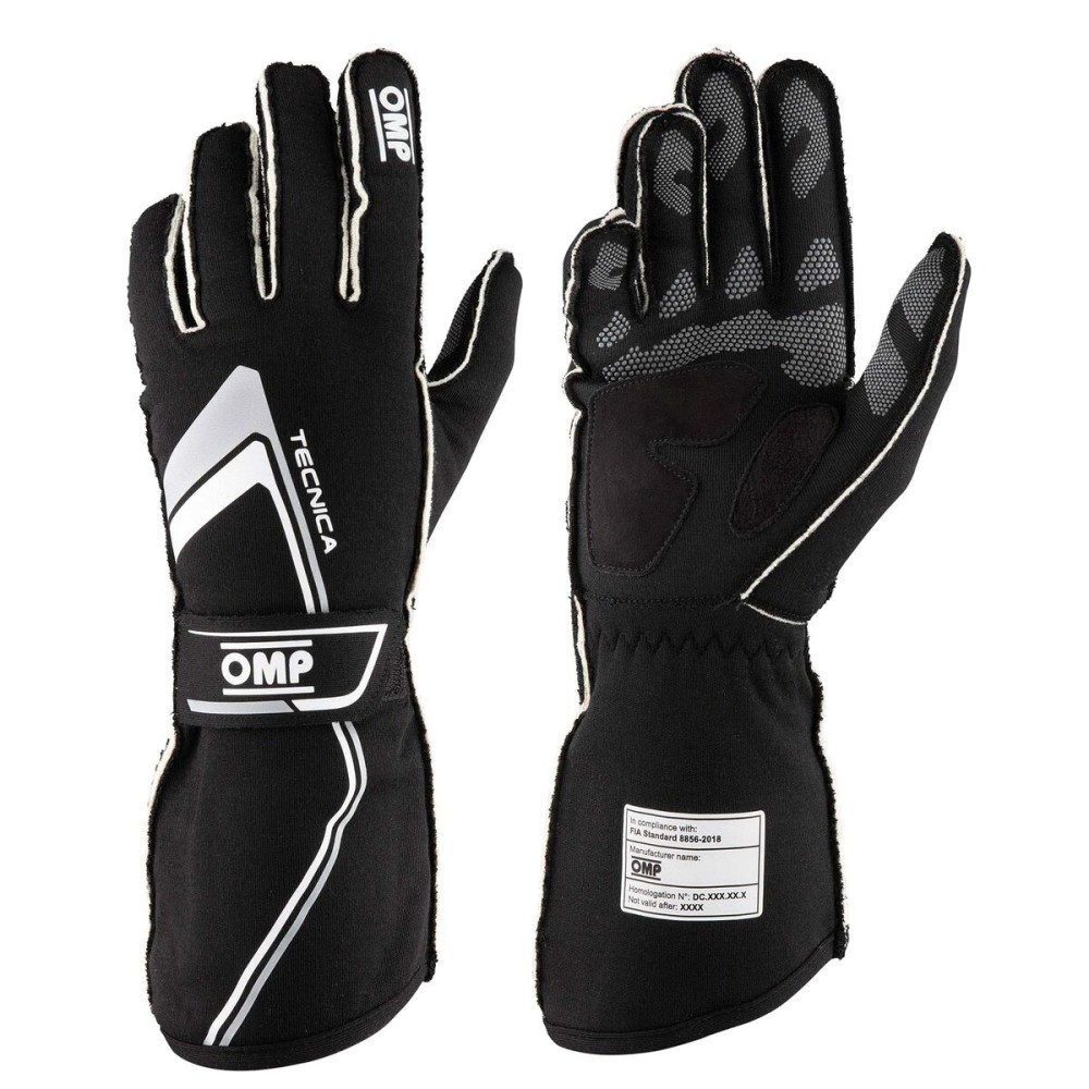 Gants OMP TECNICA Noir XL FIA 8856-2018 (1 Unités)